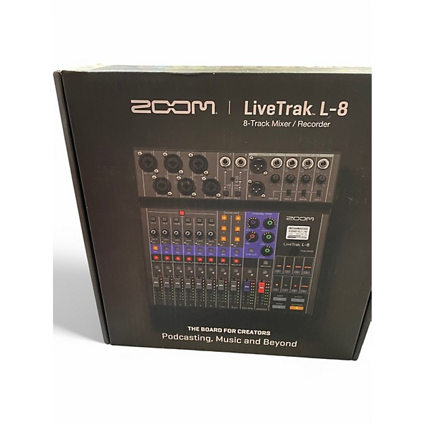 Used 2020s Zoom L-8 Digital Mixer
