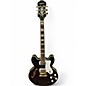 Used Epiphone Sheraton II Ebony Hollow Body Electric Guitar thumbnail