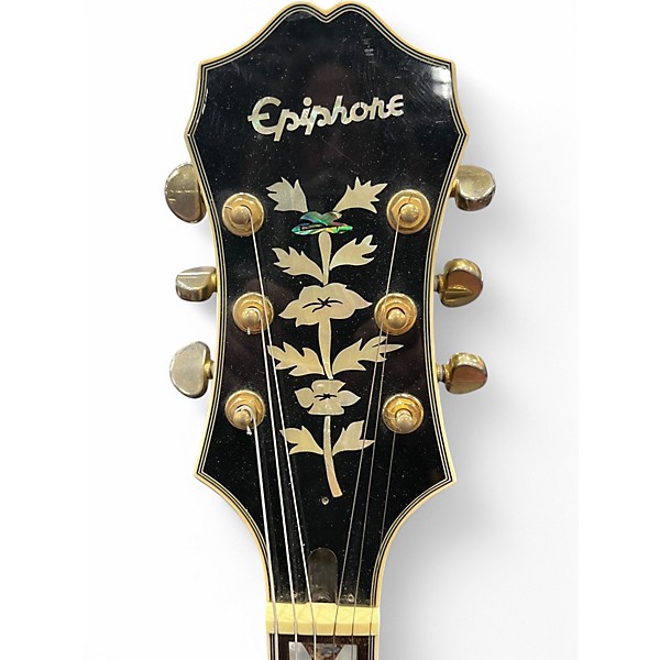 Used Epiphone Sheraton II Ebony Hollow Body Electric Guitar