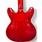 Used Hagstrom Viking Electric Short-Scale Transparent Cherry Electric Bass Guitar