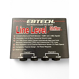 Used Ebtech LLS-2-XLR Line Level Shifter Signal Processor