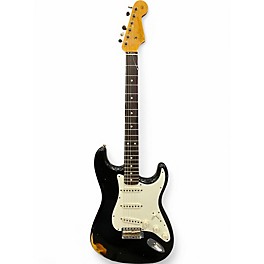 Used Fender Custom Shop LTD 1960s Relic Black Solid Body Electric Guitar