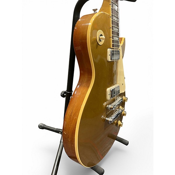 Vintage 1976 Gibson 1976 Les Paul Deluxe Gold Top Solid Body Electric Guitar