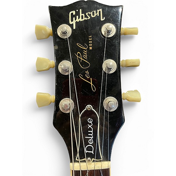 Vintage 1976 Gibson 1976 Les Paul Deluxe Gold Top Solid Body Electric Guitar
