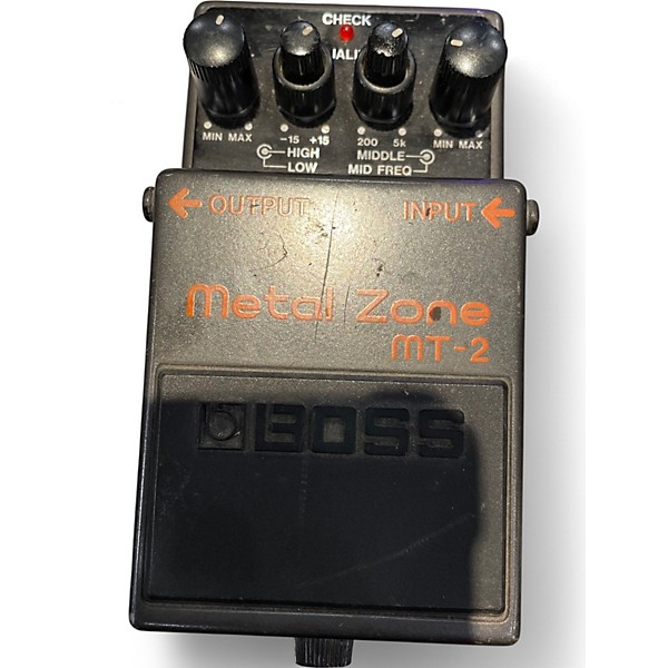 Used BOSS MT2 Metal Zone Distortion Effect Pedal