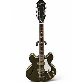 Used Epiphone Casino Olive Drab Hollow Body Electric Guitar