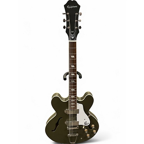 Used Epiphone Casino Olive Drab Hollow Body Electric Guitar