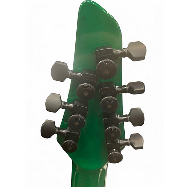 Used 2010s Carvin DC727 GREEN TRANSLUCENT Solid Body Electric Guitar