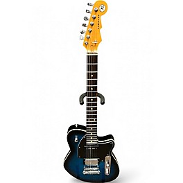 Used Reverend Double Agent Blue Solid Body Electric Guitar