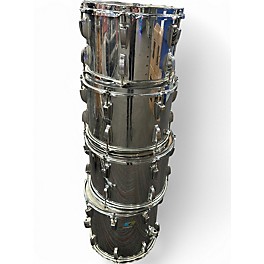 Used 1976 Ludwig 4 Piece Stainless Steell Big Beat  Stainless Steel Drum Kit