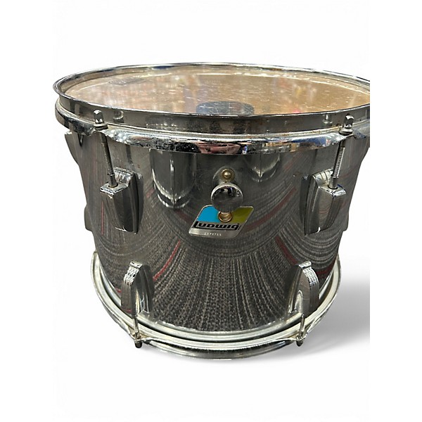 Used 1976 Ludwig 4 Piece Stainless Steell Big Beat  Stainless Steel Drum Kit