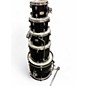 Used Yamaha 5 Piece Stage Custom Raven Black Drum Kit