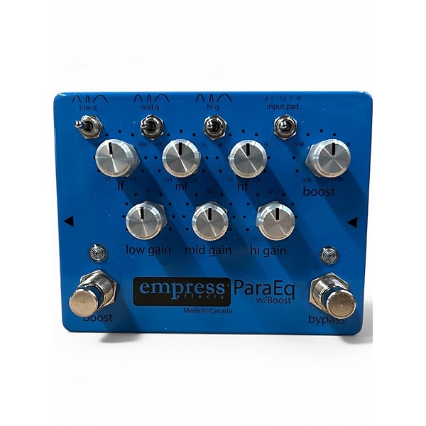 Used Empress Effects ParaEq with Boost EQ Pedal