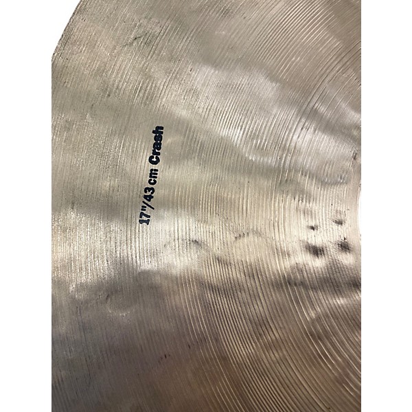 Used Sabian 14in artisan 17 crash Cymbal