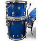 Used Ludwig 3 Piece Classic Maple Blue Drum Kit