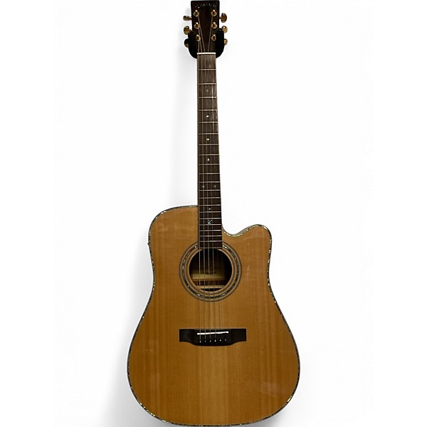 Used Zager zad-900 Natural Acoustic Guitar