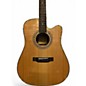 Used Zager zad-900 Natural Acoustic Guitar