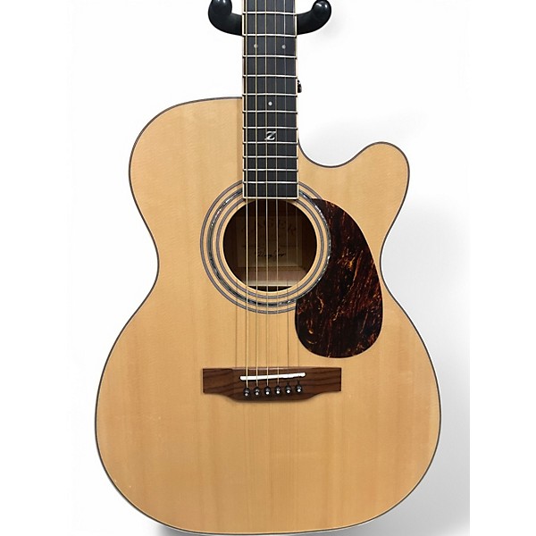 Used Zager ZAD500MCE Natural Acoustic Electric Guitar