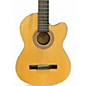 Used Lucero LC100CE Natural Classical Acoustic Electric Guitar