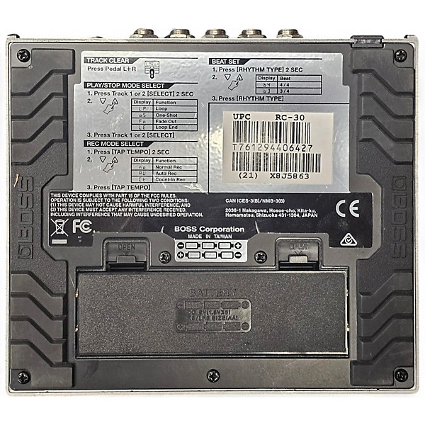 Used BOSS RC30 Loop Station Twin Pedal