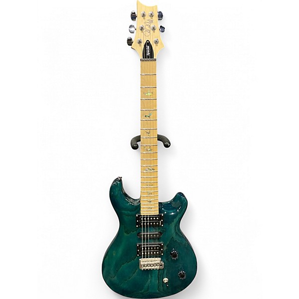 Used PRS se special iris blue Solid Body Electric Guitar
