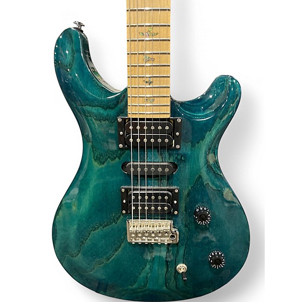 Used PRS se special iris blue Solid Body Electric Guitar