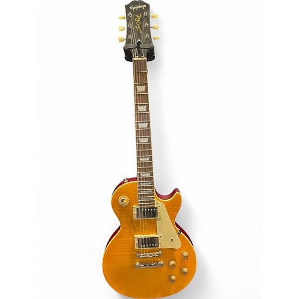 Used Epiphone 1959 Reissue Les Paul Standard Lemonburst Solid Body Electric Guitar,Specials : American Fashion Style Bags On Sale