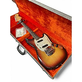 Vintage 1971 Fender Mustang Sunburst Solid Body Electric Guitar