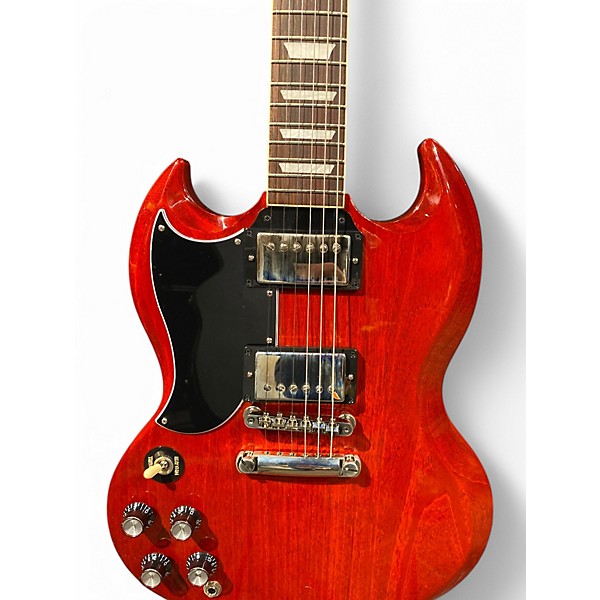 Used Gibson 1961 Reissue SG Left Handed Red Electric Guitar