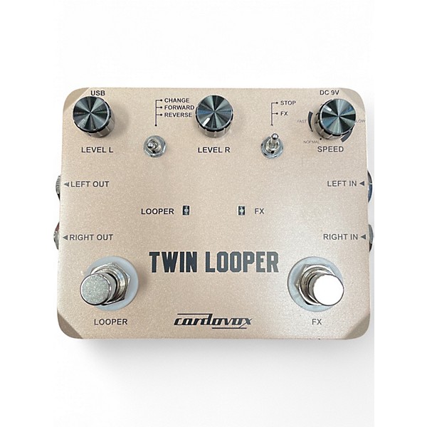 Used Cordovox Twin Looper Pedal