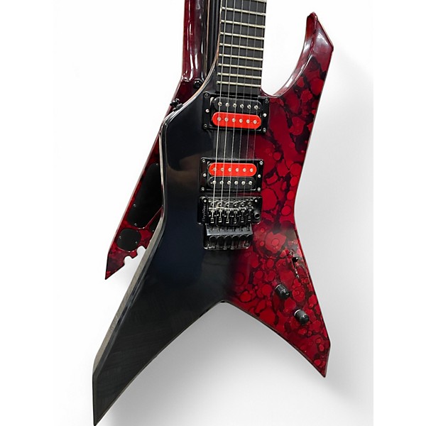 Used Guerilla TR6 FR Massacre Fade Solid Body Electric Guitar