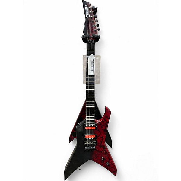 Used Guerilla TR6 FR Massacre Fade Solid Body Electric Guitar