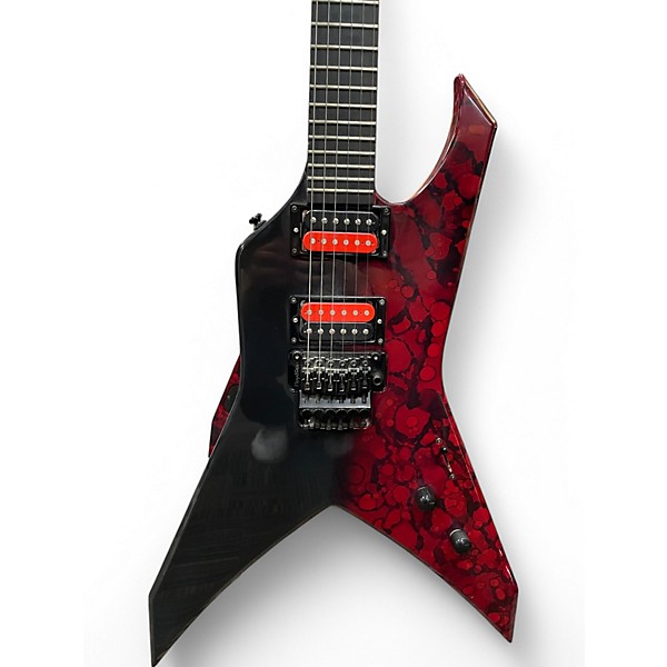 Used Guerilla TR6 FR Massacre Fade Solid Body Electric Guitar