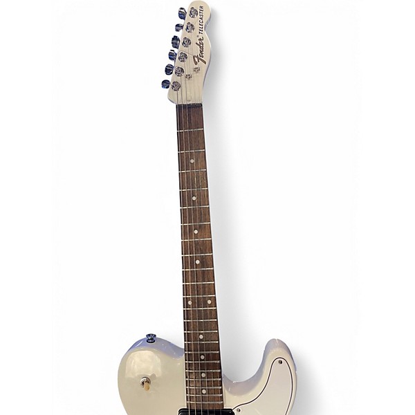 Used Fender JA90 Jim Adkins Thinline Telecaster Alpine White Hollow Body Electric Guitar