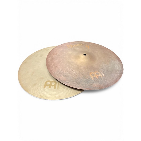 Used MEINL 14in Byzance Vintage Sand Hi Hat Pair Cymbal