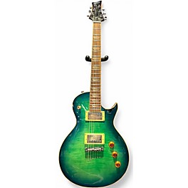 Used Mitchell MS450 Trans Green Solid Body Electric Guitar