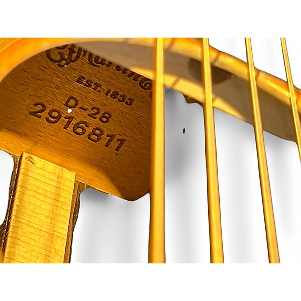 Used 2023 Martin D28 Natural Acoustic Guitar