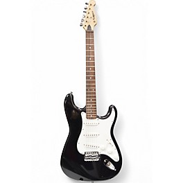 Used Lotus STRAT STYLE Black Solid Body Electric Guitar