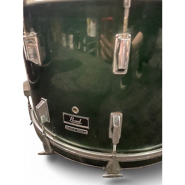 Used Pearl 5 Piece Maple Shell Loch Ness Green Drum Kit