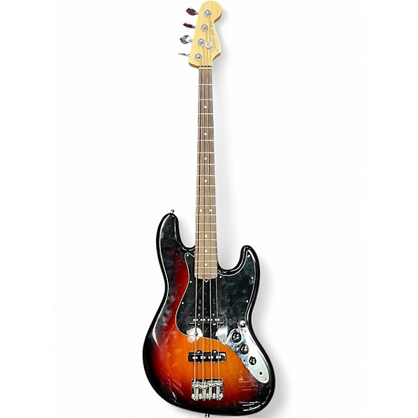 Used 2019 Fender American Performer Jazz Bass 2 Color Sunburst Electric Bass Guitar