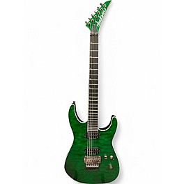 Used Jackson SL2Q Pro Series Soloist Green Solid Body Electric Guitar