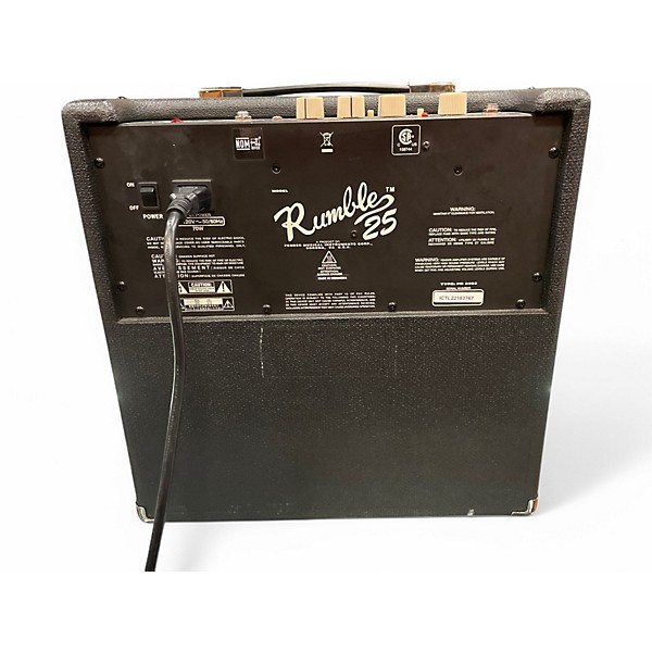 Used Fender Rumble 25 25W 1x8 Bass Combo Amp