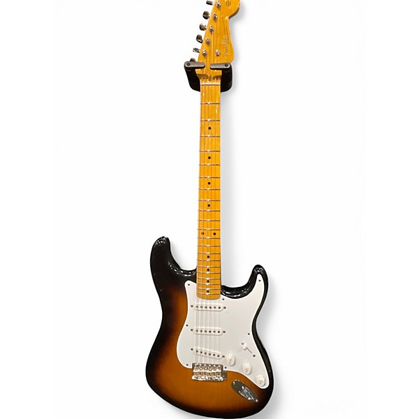 Used Fender 70th Anniversary American Vintage II 1954 Stratocaster 2 Tone Sunburst Solid Body Electric Guitar