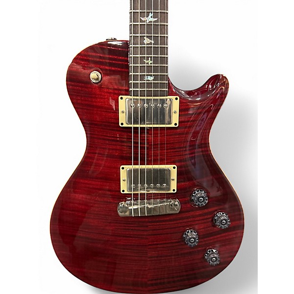 Used PRS SC245 10 Top Black Cherry Solid Body Electric Guitar