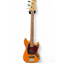 Used Fender Mustang Bass Walnut Electric Bass Guitar