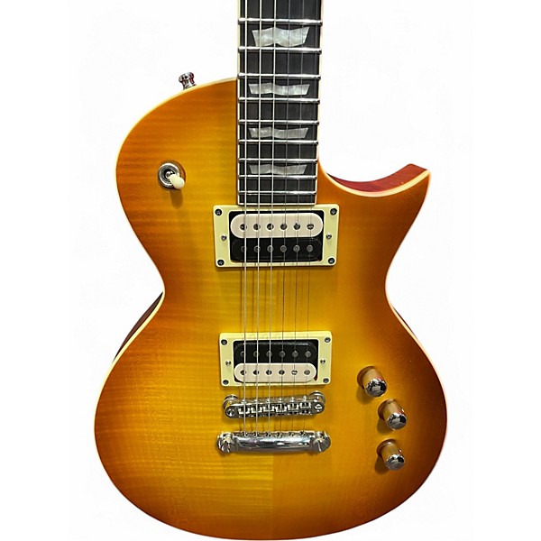 Used Ltd By Esp EC 1000 T DELUXE 2 Color Sunburst Solid Body Electric Guitar