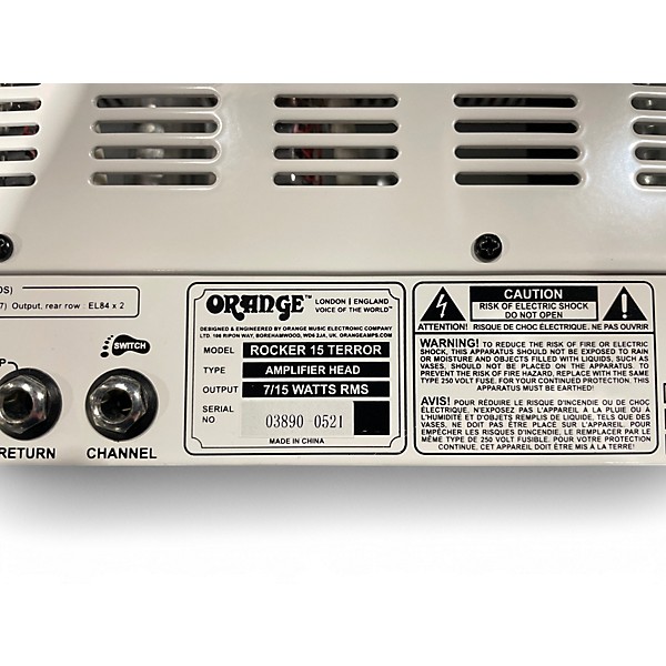 Used Orange Amplifiers ROCKER 15 TERROR Tube Guitar Amp Head