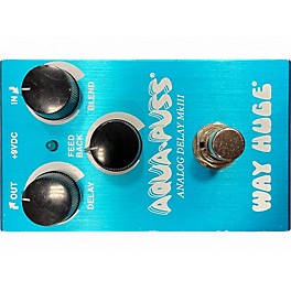 Used Way Huge Electronics WHE701 Aqua Puss Analog Delay Effect Pedal