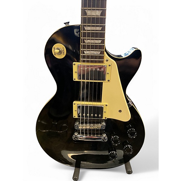 Used Epiphone Les Paul Standard Ebony Solid Body Electric Guitar