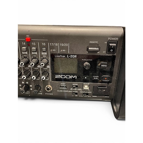Used Zoom LiveTrak L-20R  Digital Mixer